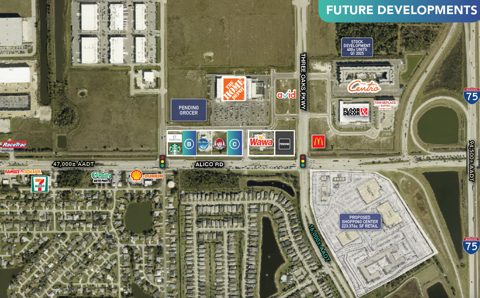 17001 Three Oaks Marketplace Dr, Fort Myers, FL à louer - Photo de l’immeuble – Image 3 sur 3