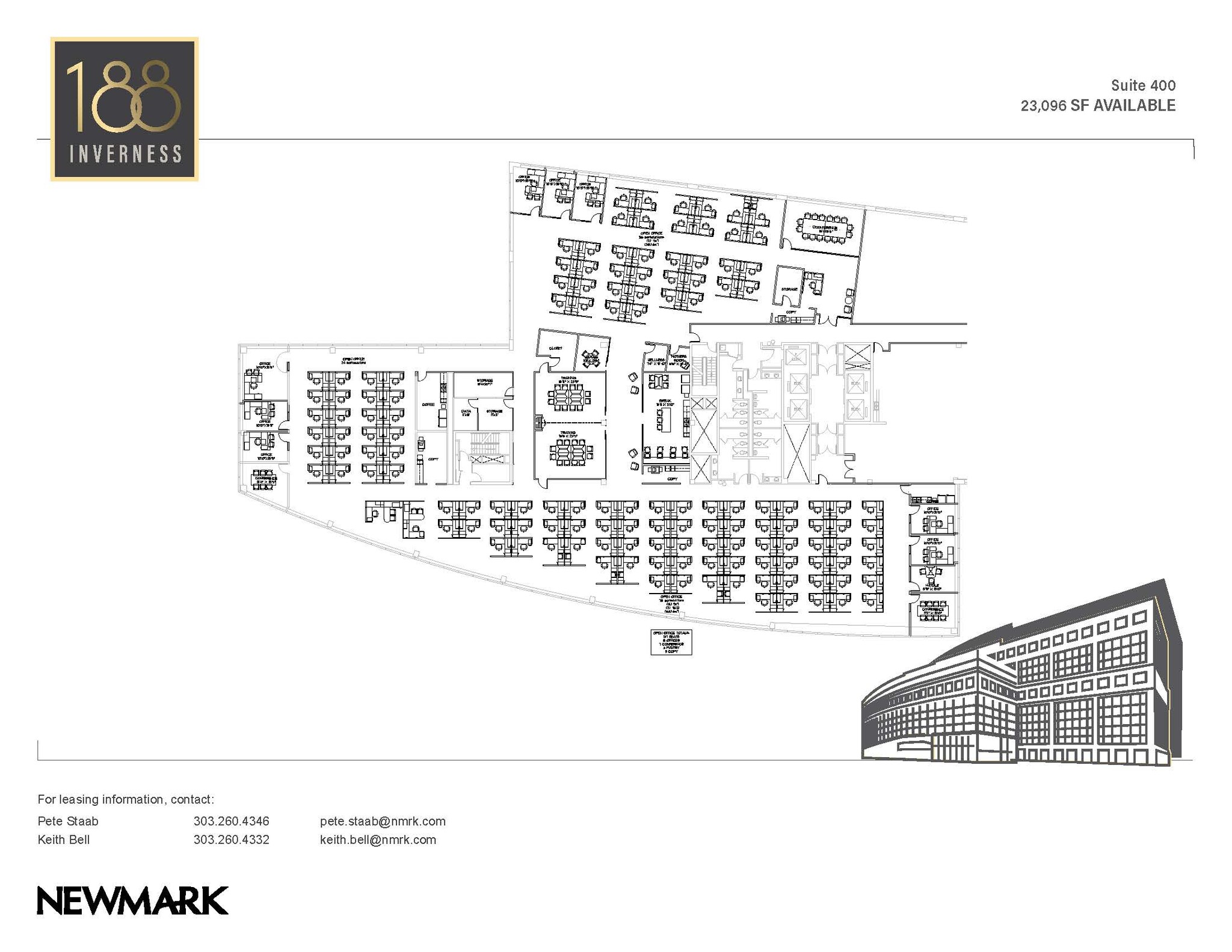 188 Inverness Dr W, Englewood, CO à louer Plan d’étage– Image 1 sur 1