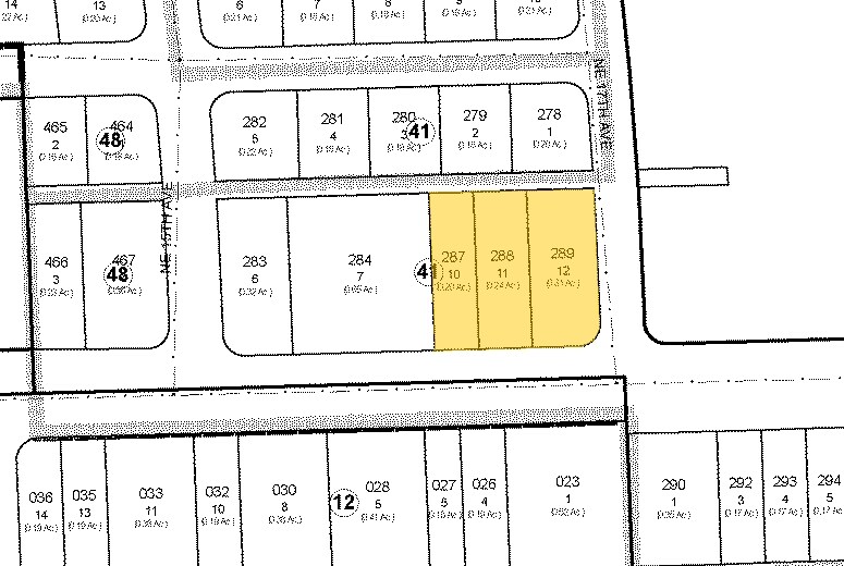 1501-1551 E Commercial Blvd, Fort Lauderdale, FL à louer - Plan cadastral – Image 3 sur 3