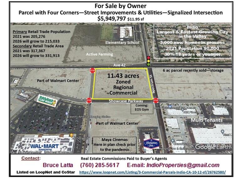 Ave 42 And Spectrum St, Indio, CA à vendre - Aérien – Image 2 sur 19