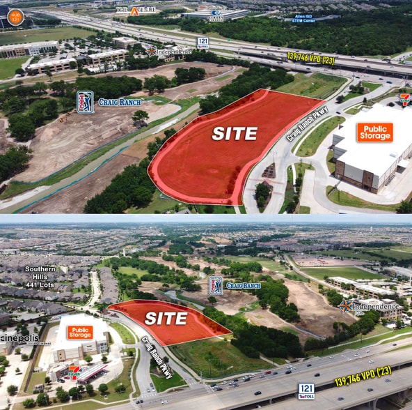 State Highway 121, McKinney, TX à vendre - Aérien – Image 2 sur 6
