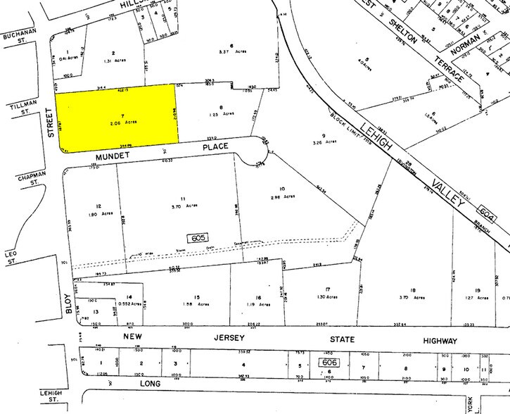475 Bloy St, Hillside, NJ à vendre - Plan cadastral – Image 2 sur 8