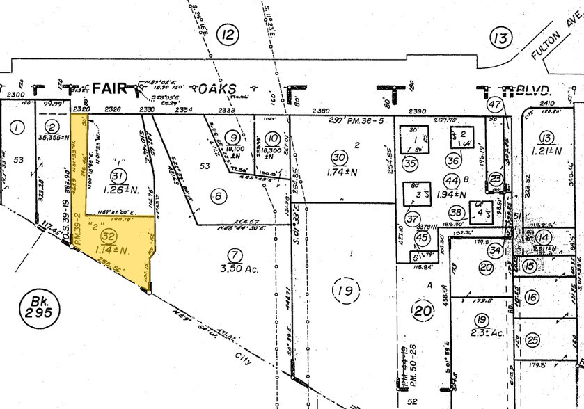 2326 Fair Oaks Blvd, Sacramento, CA à louer - Plan cadastral – Image 2 sur 16