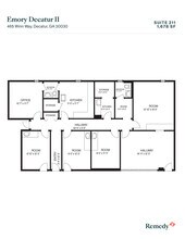 495 Winn Way, Decatur, GA à louer Plan d’étage– Image 1 sur 1