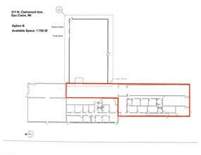 511 N Clairemont Ave, Eau Claire, WI à louer Plan de site– Image 2 sur 3