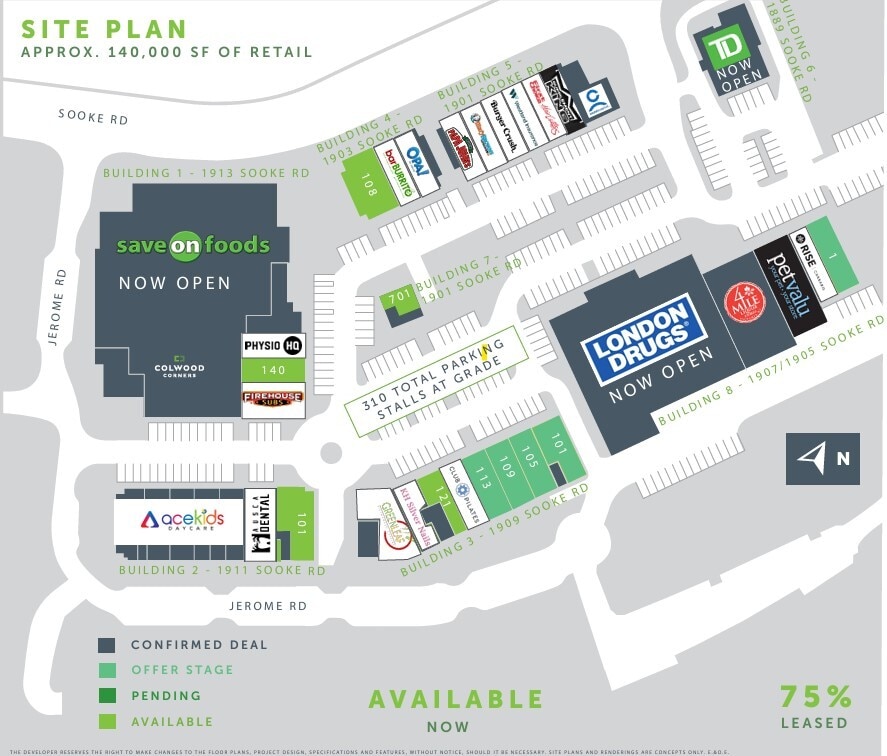 1903 Sooke Rd, Victoria, BC à louer Plan de site– Image 1 sur 1
