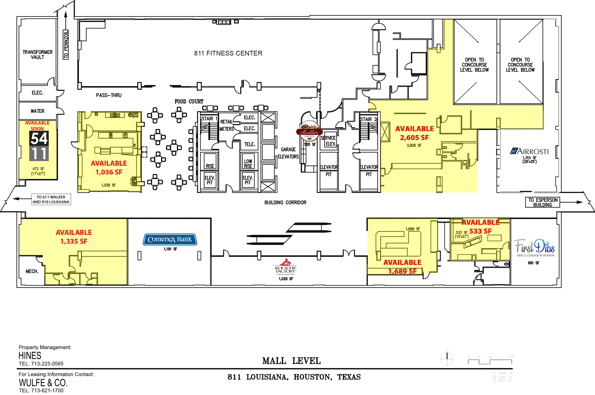 811 Louisiana St, Houston, TX à louer Plan de site– Image 1 sur 1