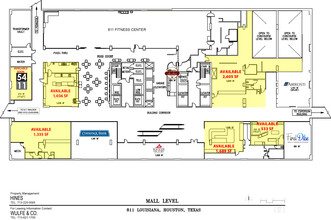 811 Louisiana St, Houston, TX à louer Plan de site– Image 1 sur 1