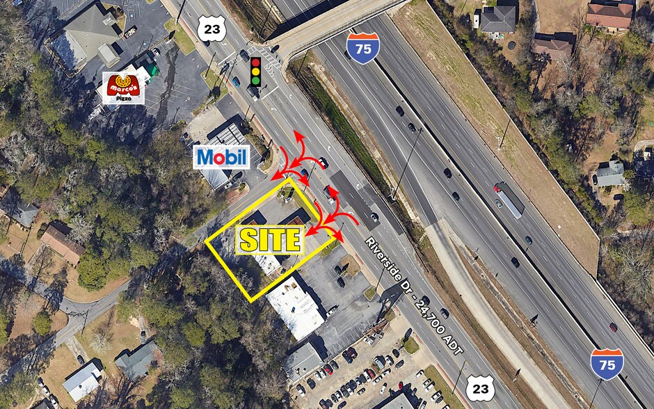 2840 Riverside Dr, Macon, GA à louer - Photo de l’immeuble – Image 3 sur 3