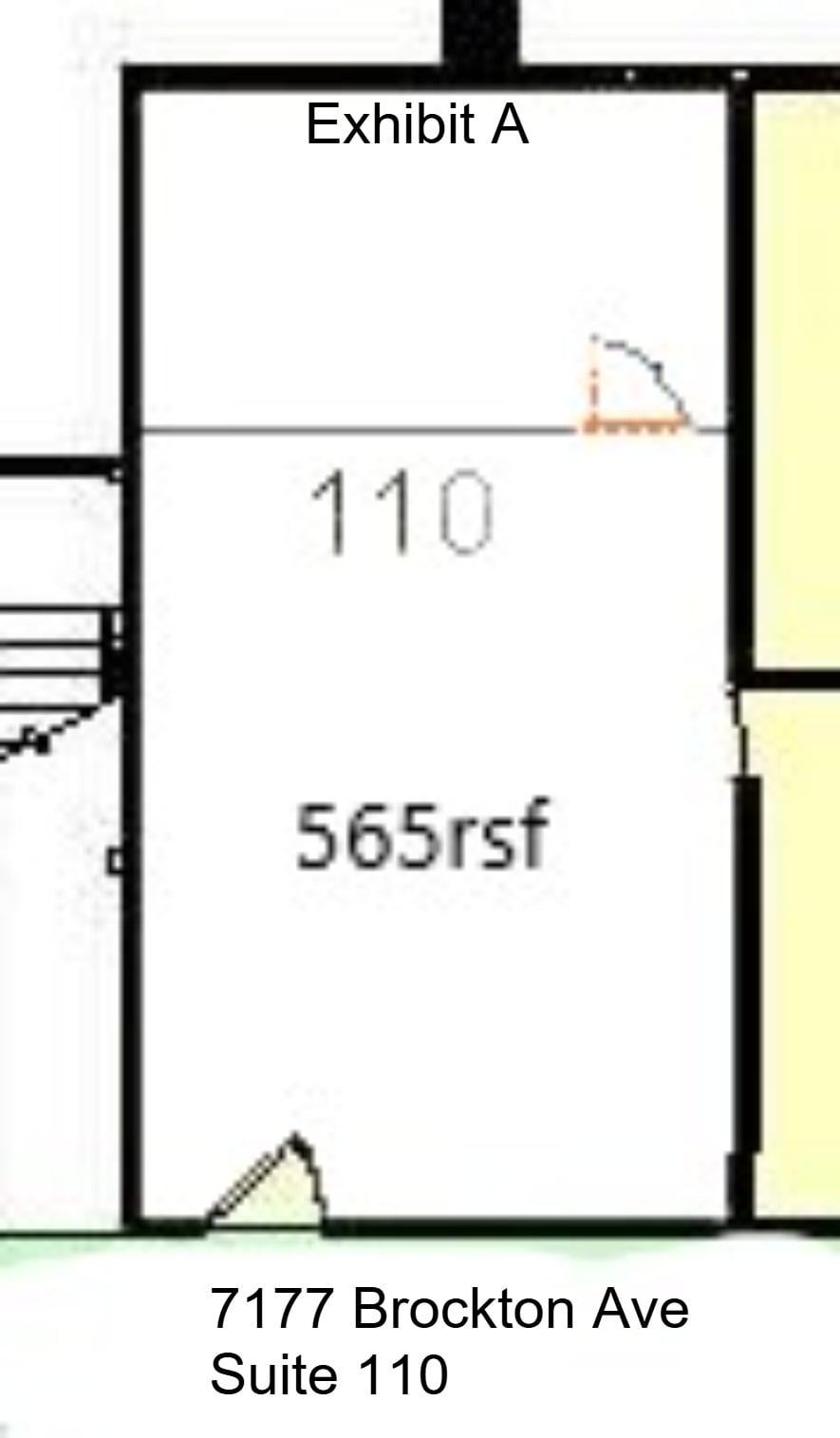 7177 Brockton Ave, Riverside, CA à louer Plan de site– Image 1 sur 1
