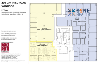 200 Day Hill Rd, Windsor, CT à louer Plan d’étage– Image 1 sur 1