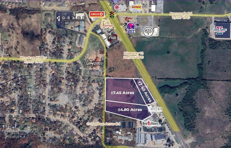 9601 Columbus Acres rd, Fort Smith, AR à vendre - Photo principale – Image 1 sur 1