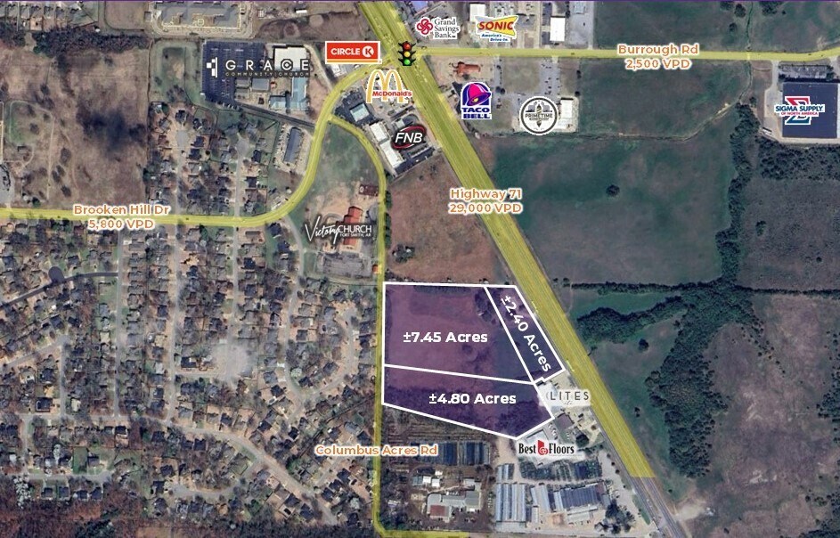 9601 Columbus Acres rd, Fort Smith, AR à vendre Photo principale– Image 1 sur 2