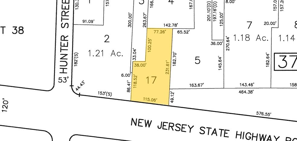 126 Route 10, Succasunna, NJ à louer - Plan cadastral – Image 2 sur 16
