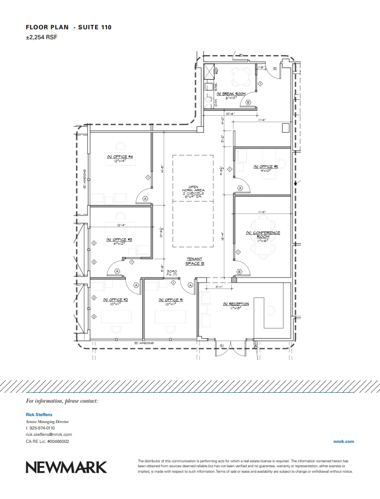 156 Diablo Rd, Danville, CA à louer Plan d’étage– Image 1 sur 1