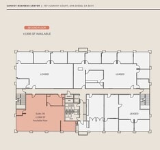 7071 Convoy Ct, San Diego, CA à louer Plan d’étage– Image 1 sur 1