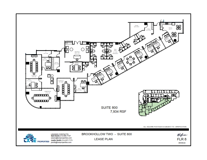 2301 E Lamar Blvd, Arlington, TX à louer Plan d’étage– Image 1 sur 1
