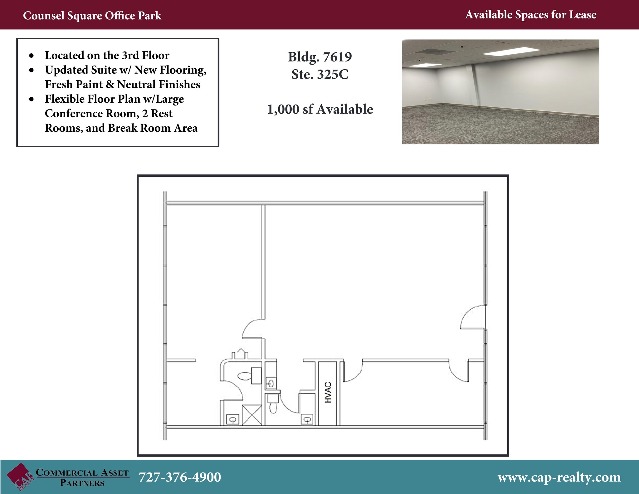 7601-7625 Little Rd, New Port Richey, FL à louer Plan de site– Image 1 sur 3