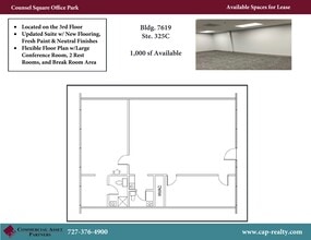 7601-7625 Little Rd, New Port Richey, FL à louer Plan de site– Image 1 sur 3