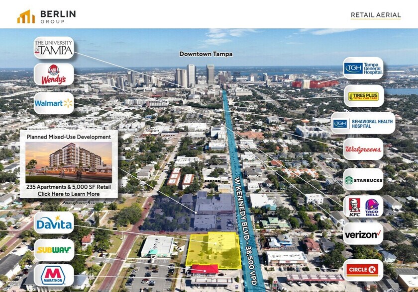 2205 W Kennedy Blvd, Tampa, FL à vendre - Photo de l’immeuble – Image 2 sur 5