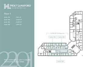 2201 N Collins St, Arlington, TX à louer Plan d’étage– Image 1 sur 1