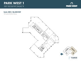 1501-1507 Lyndon B Johnson Fwy, Dallas, TX à louer Plan d’étage– Image 1 sur 1