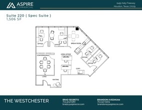 11451 Katy Fwy, Houston, TX à louer Plan d’étage– Image 1 sur 1