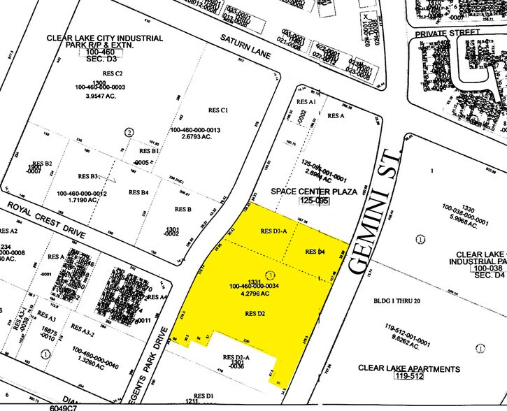 1331 Gemini St, Houston, TX à louer - Plan cadastral – Image 3 sur 8