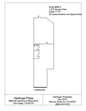 8888 Clairemont Mesa Blvd, San Diego, CA à louer Plan d’étage– Image 1 sur 1