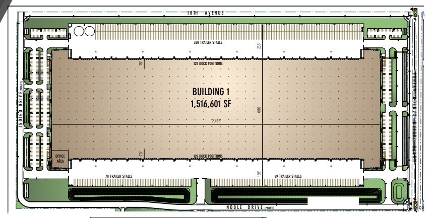 SWC N. Indian Canyon Dr & 18th Ave, North Palm Springs, CA à louer Plan de site– Image 1 sur 1