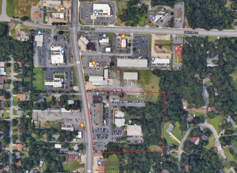 8406 Highway 107, Sherwood, AR à vendre - Plan cadastral – Image 2 sur 11