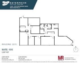 2255 Enterprise Dr, Westchester, IL à louer Plan d’étage– Image 1 sur 1