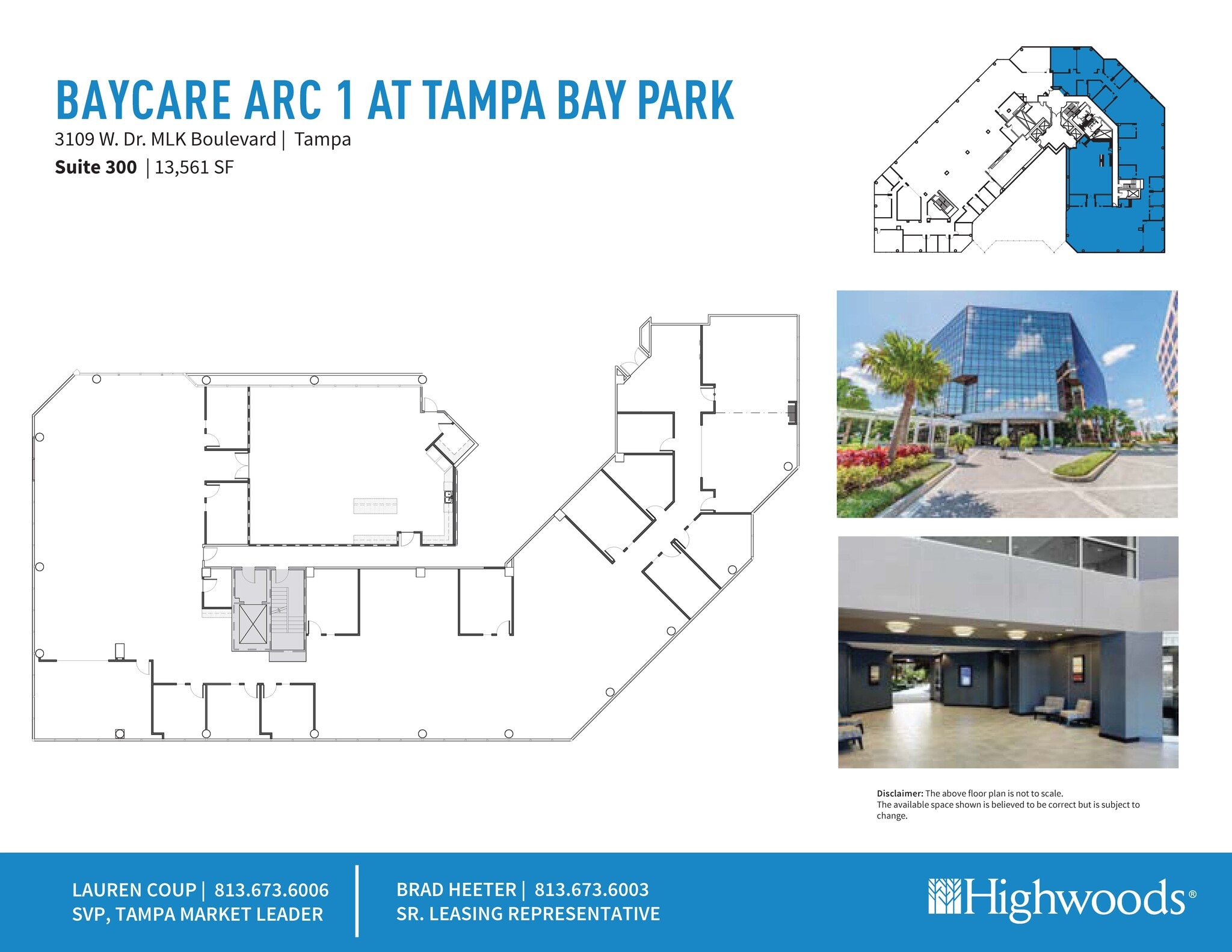 3109 W Dr Martin Luther King Jr Blvd, Tampa, FL à louer Plan d’étage– Image 1 sur 1