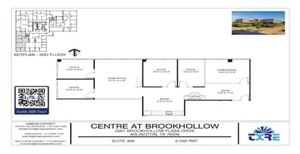 2261 Brookhollow Plaza Dr, Arlington, TX à louer Plan d’étage– Image 1 sur 3