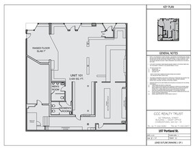 197-201 Portland St, Boston, MA à louer Plan de site– Image 2 sur 2