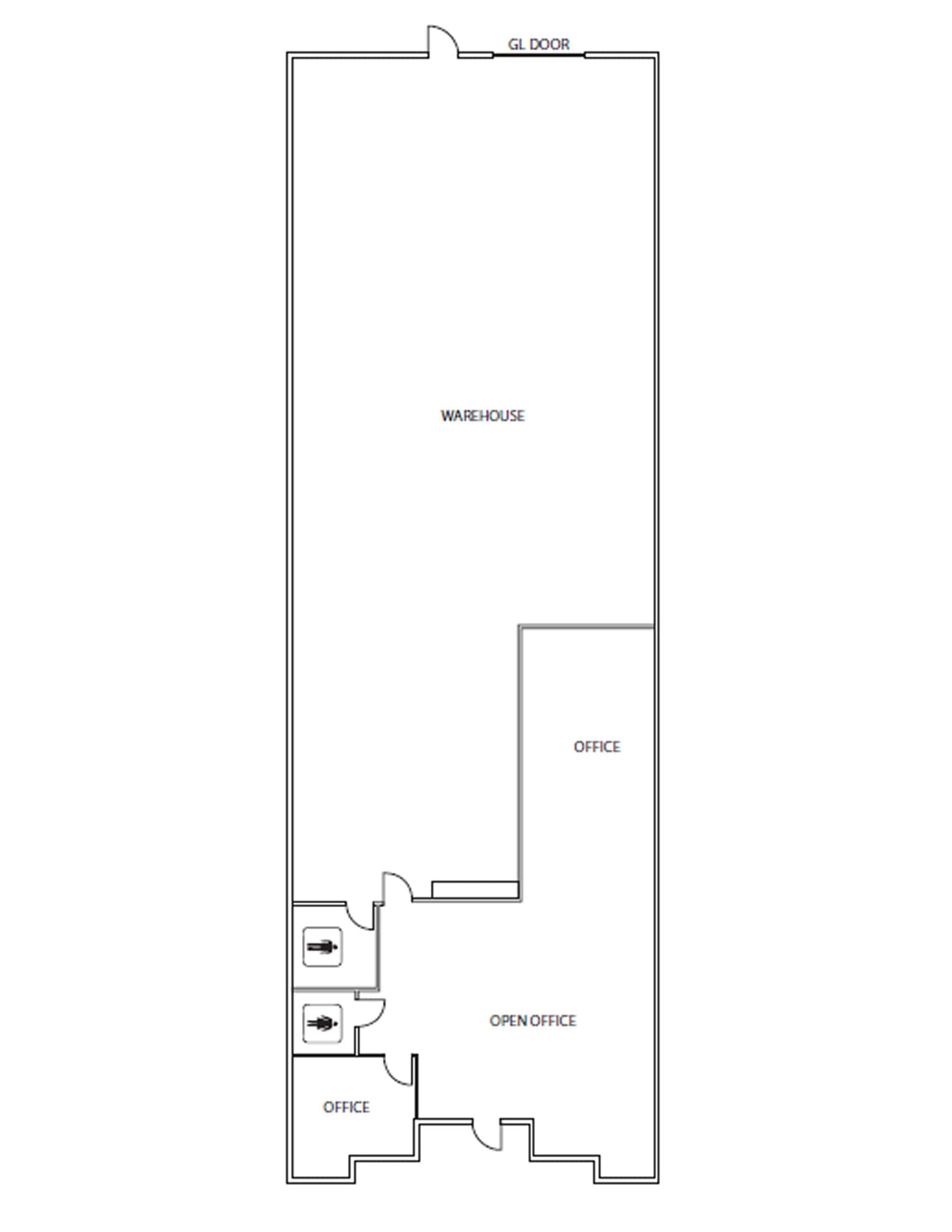 9909 Hibert St, San Diego, CA à louer Plan d’étage– Image 1 sur 2
