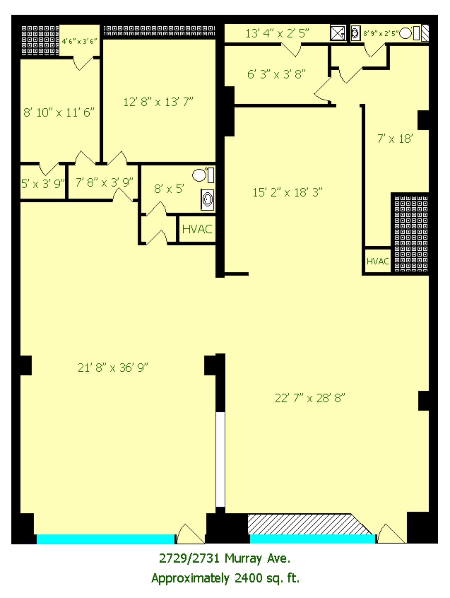 2621-2731 Murray Ave, Pittsburgh, PA à louer Plan de site– Image 1 sur 1