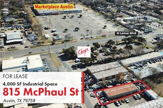 Plus de détails pour 815 Mcphaul St, Austin, TX - Industriel/Logistique à louer