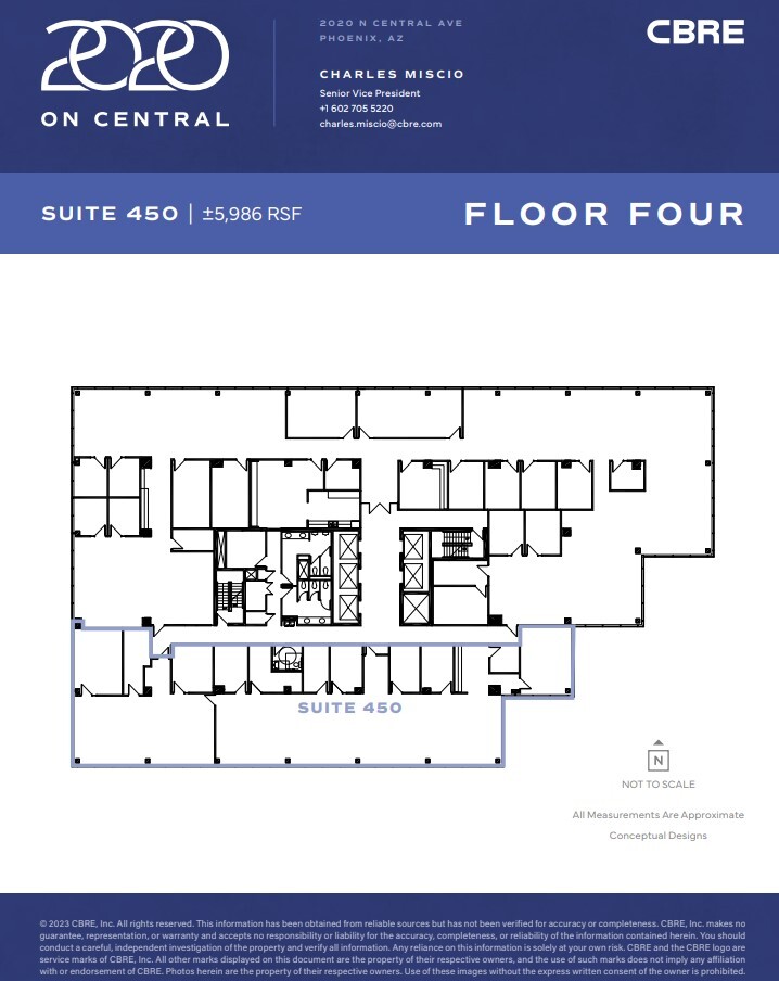 2020 N Central Ave, Phoenix, AZ à louer Plan d’étage– Image 1 sur 1