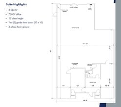 1109 S Airport Cir, Euless, TX à louer Plan d’étage– Image 1 sur 1