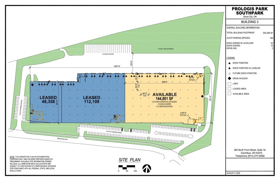 3650 Brookham Dr, Columbus, OH à louer - Plan de site – Image 3 sur 5