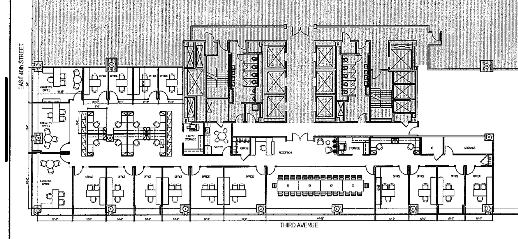 622 Third Ave, New York, NY à louer Plan d’étage– Image 1 sur 6
