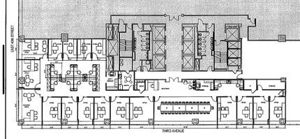 622 Third Ave, New York, NY à louer Plan d’étage– Image 1 sur 6