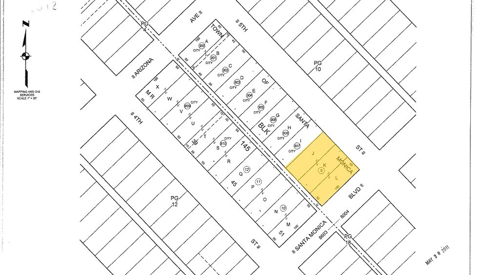 429 Santa Monica Blvd, Santa Monica, CA à louer - Plan cadastral – Image 2 sur 13