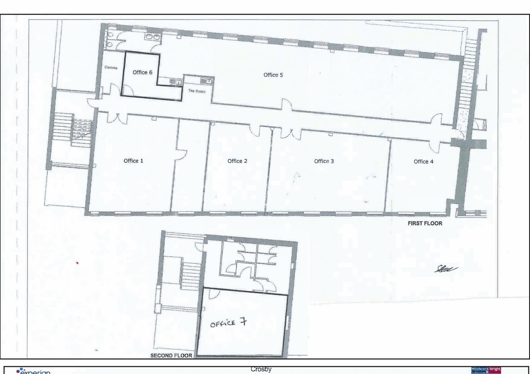 12-14 Moor Ln, Liverpool à louer Plan d’étage– Image 1 sur 3