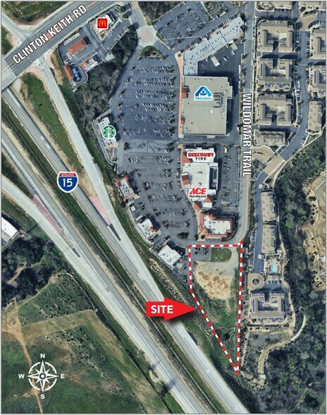 Clinton Keith Rd, Wildomar, CA à vendre - Aérien – Image 3 sur 4