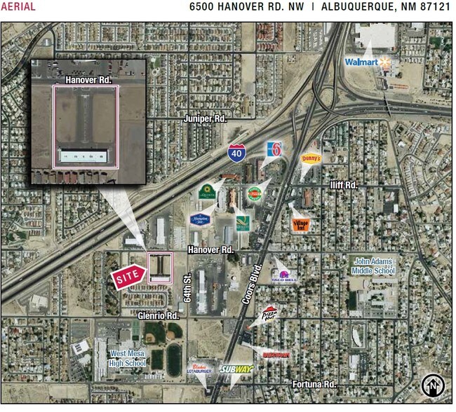 6500 Hanover Rd NW, Albuquerque, NM à louer - Aérien – Image 2 sur 19