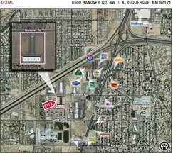 6500 Hanover Rd NW, Albuquerque, NM - VUE AÉRIENNE  vue de carte