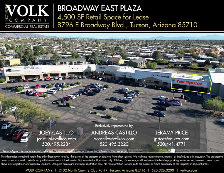 8794-8820 E Broadway Blvd, Tucson, AZ à louer - Photo principale – Image 1 sur 9