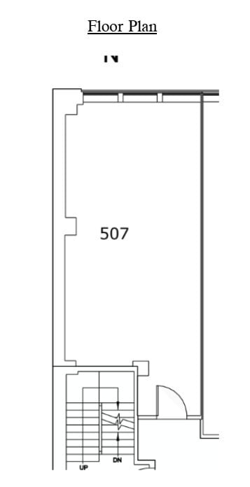 262 W 38th St, New York, NY à louer Plan d’étage– Image 1 sur 1